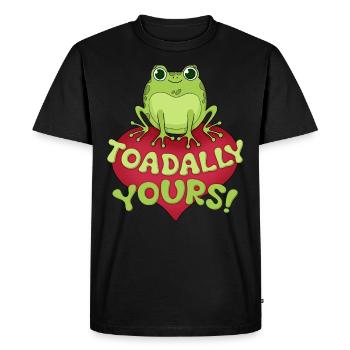 Frog - Men's Premium Organic T-Shirt - black - Front - Nico (187cm)