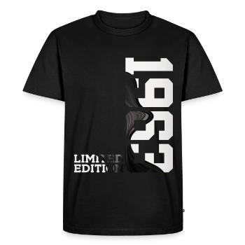 ÉDITION LIMITÉE 63E ANNIVERSAIRE 1963 - T-shirt Premium bio Homme - noir - Devant - Nico (187cm)