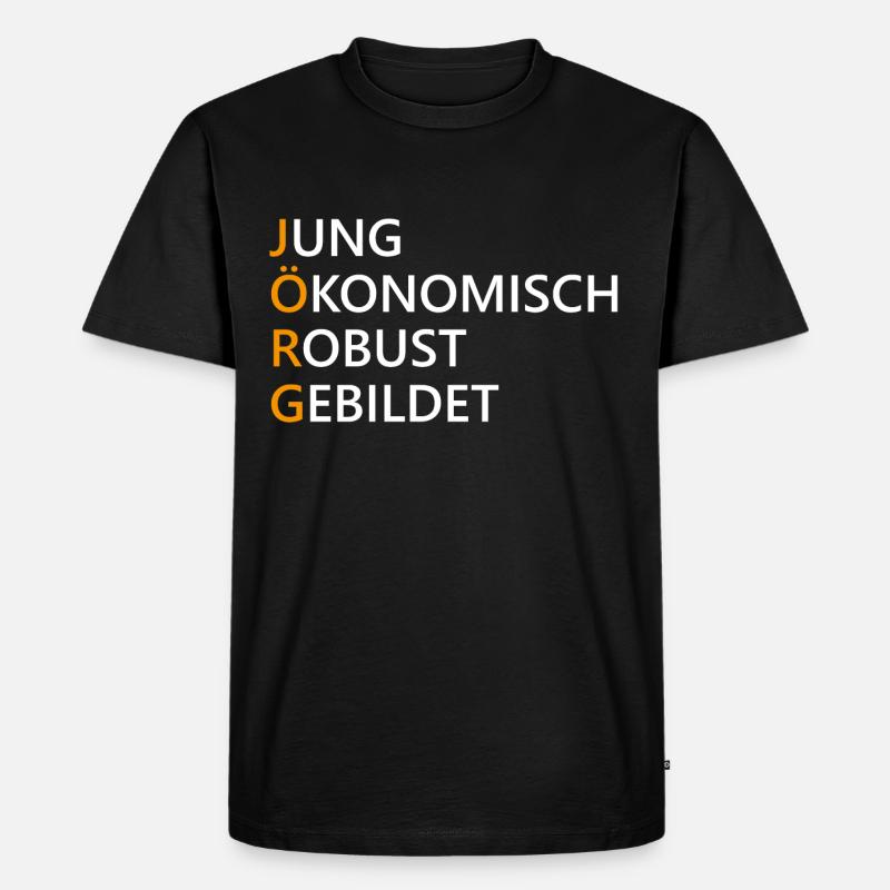 Jörg Name Geschenk - Männer Premium Bio T-Shirt - Schwarz