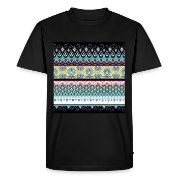 Cécile - T-shirt Premium bio Homme - noir - Devant - Nico (187cm)