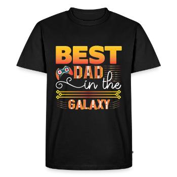 Meilleur frottis de Pap dans la galaxie - T-shirt Premium bio Homme - noir - Devant - Nico (187cm)