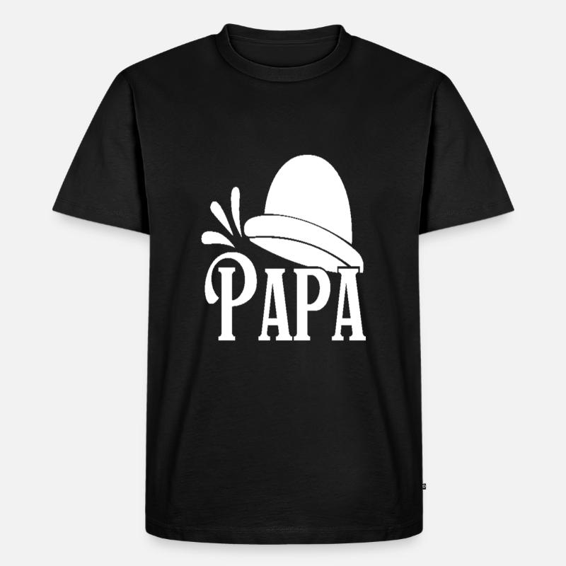OPA - Männer Premium Bio T-Shirt - Schwarz