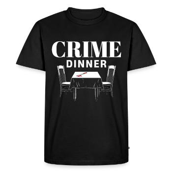 Murder Mystery Dinner, Murder Mystery Party, Detective Outfit - Men's Premium Organic T-Shirt - black - Front - Nico (187cm)