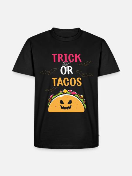 Astuce d’Halloween ou tacos - T-shirt Premium bio Homme - noir