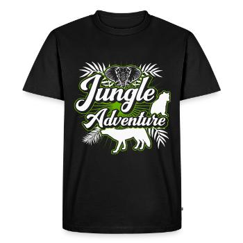 Safari Big Five - T-shirt Premium bio Homme - noir - Devant - Nico (187cm)