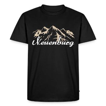 Neuchâtel Switzerland Home Gift - Men's Premium Organic T-Shirt - black - Front - Nico (187cm)