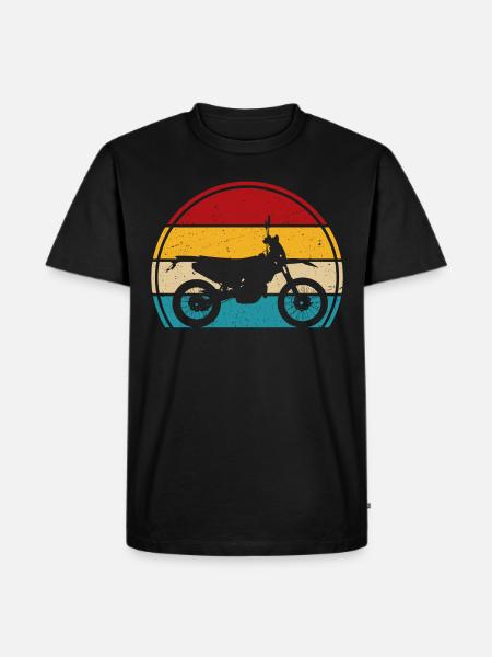 Supercross rétro motocross - T-shirt Premium bio Homme - noir