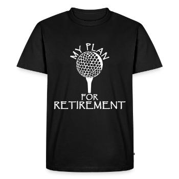 Golf Golf Sport Drôle de Cadeaux Golf - T-shirt Premium bio Homme - noir - Devant - Nico (187cm)