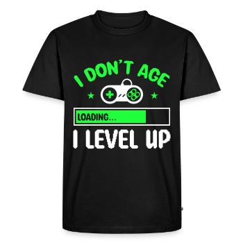 Jeux vidéo gamer Drôles cadeaux de jeu - T-shirt Premium bio Homme - noir - Devant - Nico (187cm)
