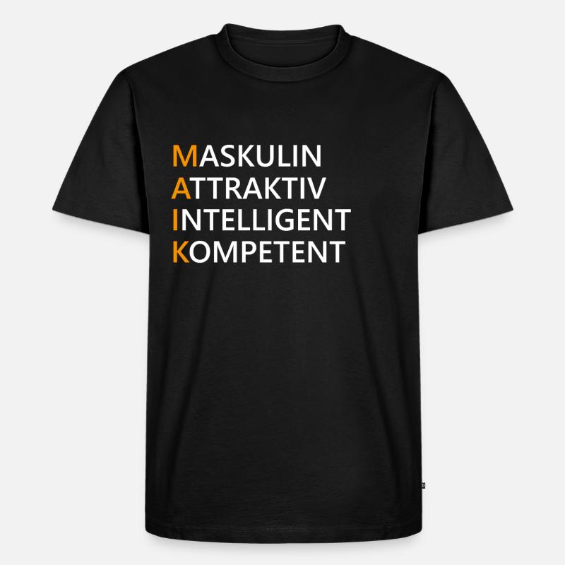 Maik Name Geschenk - Männer Premium Bio T-Shirt - Schwarz
