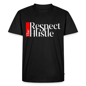Bousculade Affaires Liberté Travail acharné Poursuite des rêves - T-shirt Premium bio Homme - noir - Devant - Nico (187cm)