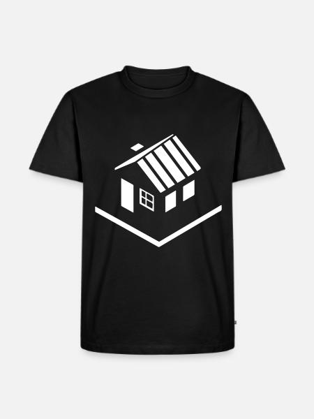 House Property Icon - Men's Premium Organic T-Shirt - black