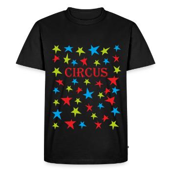 Cirque cirque clown de cirque pour enfants - T-shirt Premium bio Homme - noir - Devant - Nico (187cm)
