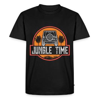 Safari Big Five - T-shirt Premium bio Homme - noir - Devant - Nico (187cm)