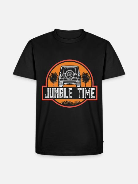 Safari Big Five - Men's Premium Organic T-Shirt - black