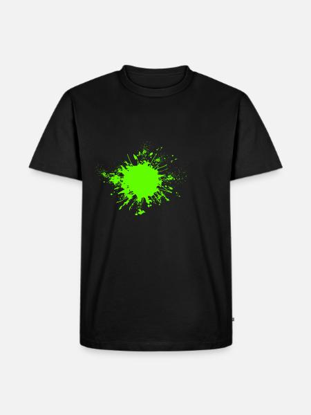 Farbenfroh - Männer Premium Bio T-Shirt - Schwarz
