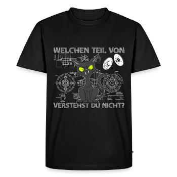 Quelle partie de ne comprenez-vous pas ingénieur - T-shirt Premium bio Homme - noir - Devant - Nico (187cm)