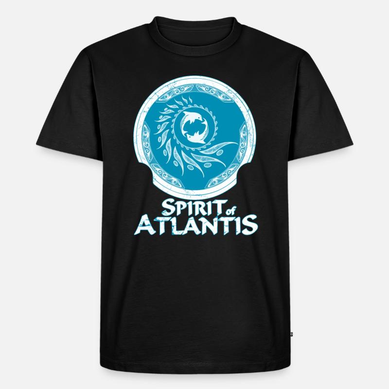 Delfine - Männer Premium Bio T-Shirt - Schwarz