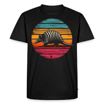 Armadillo Gürteltier - T-shirt Premium bio Homme - noir - Devant - Nico (187cm)