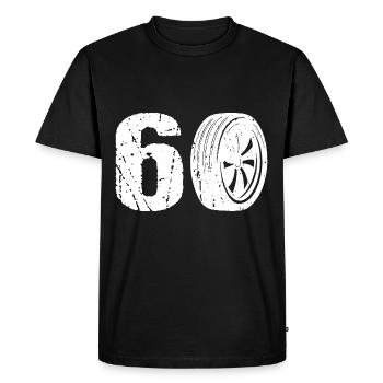 60 Auto Motorsport - Men's Premium Organic T-Shirt - black - Front - Nico (187cm)