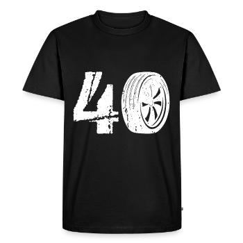 40 Auto Motorsport - Men's Premium Organic T-Shirt - black - Front - Nico (187cm)