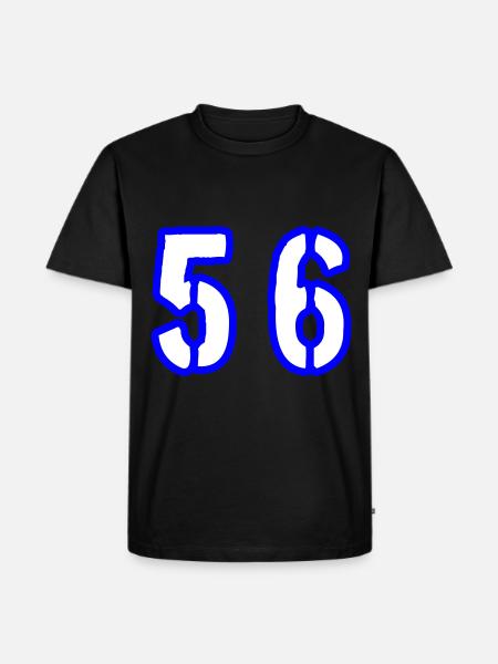 56 Number Symbol - Men's Premium Organic T-Shirt - black