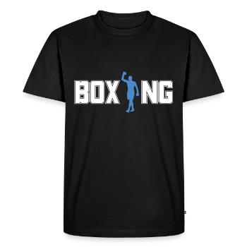Amateur boxing gift - Men's Premium Organic T-Shirt - black - Front - Nico (187cm)
