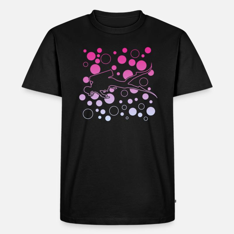 Diving tauchen - Männer Premium Bio T-Shirt - Schwarz
