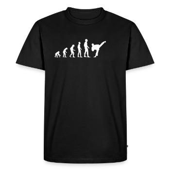 MMA - Men's Premium Organic T-Shirt - black - Front - Nico (187cm)
