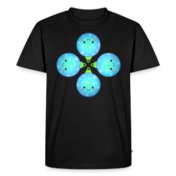 Beautiful Christmas Baubles Christmas Tree Balls - Men's Premium Organic T-Shirt - black - Front - Nico (187cm)