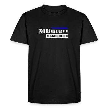 North curve Magdeburg - Men's Premium Organic T-Shirt - black - Front - Nico (187cm)