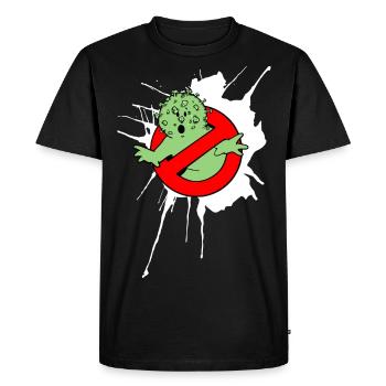 Virus Corona bloqué - T-shirt Premium bio Homme - noir - Devant - Nico (187cm)