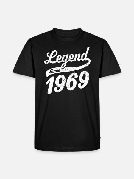 Legend Since 1969 - Men's Premium Organic T-Shirt - black