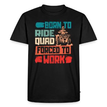 Quad Quad Riders - Nés du quad VTT - T-shirt Premium bio Homme - noir - Devant - Nico (187cm)