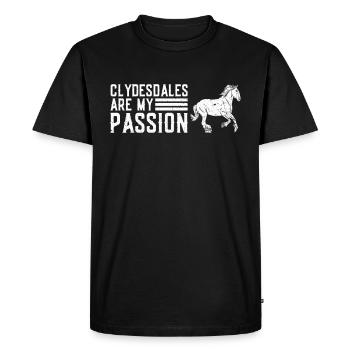 Clydesdale Pferd - T-shirt Premium bio Homme - noir - Devant - Nico (187cm)