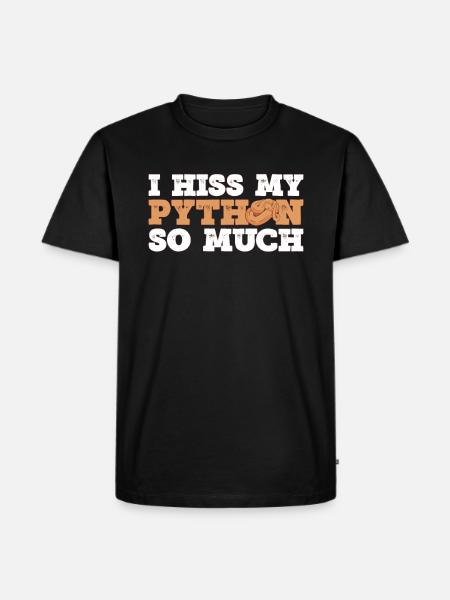 Bananenkugel Python Königspython - Männer Premium Bio T-Shirt - Schwarz