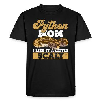 Königspython Mama Banana Ball Python Mutter - Men's Premium Organic T-Shirt - black - Front - Nico (187cm)