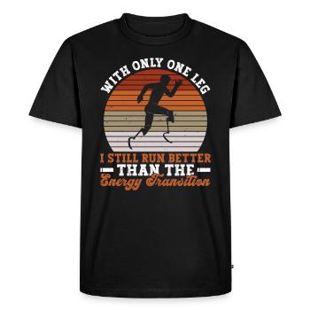 Gliedmaßen Amputation Und Beinprothese - Men's Premium Organic T-Shirt - black - Front - Nico (187cm)