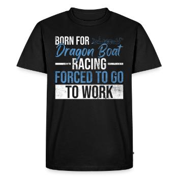 Drachenboot Drachenboot Fahrer Pagayeur - T-shirt Premium bio Homme - noir - Devant - Nico (187cm)