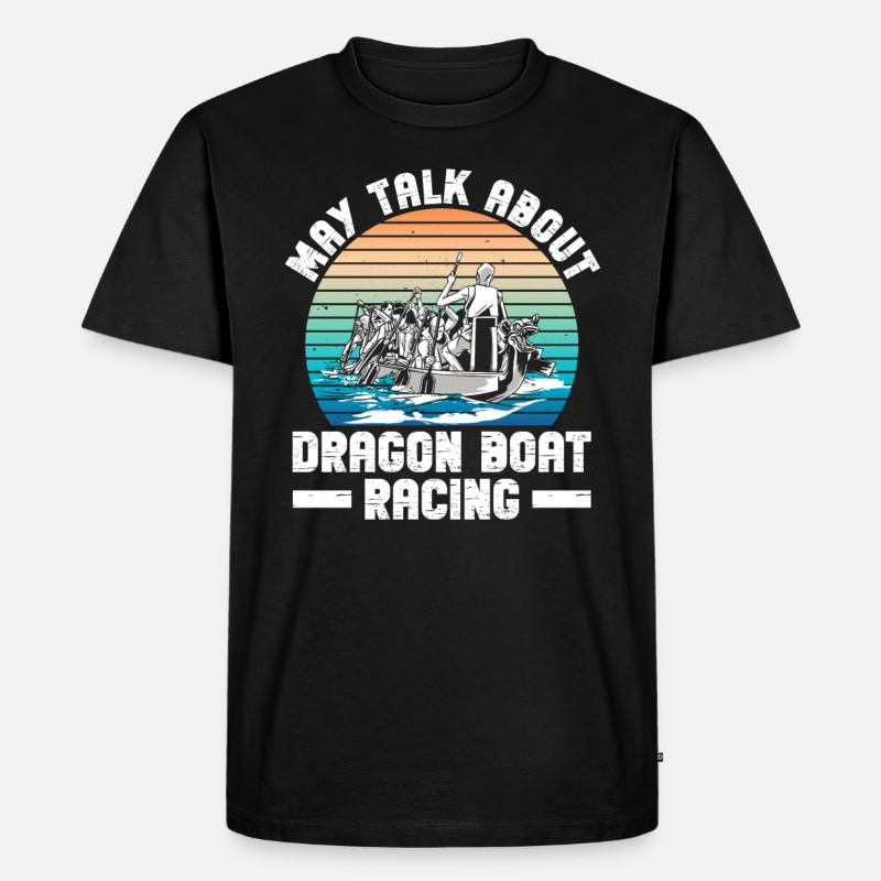 Drachenboot Und Drachenboottrainer - T-shirt Premium bio Homme - noir