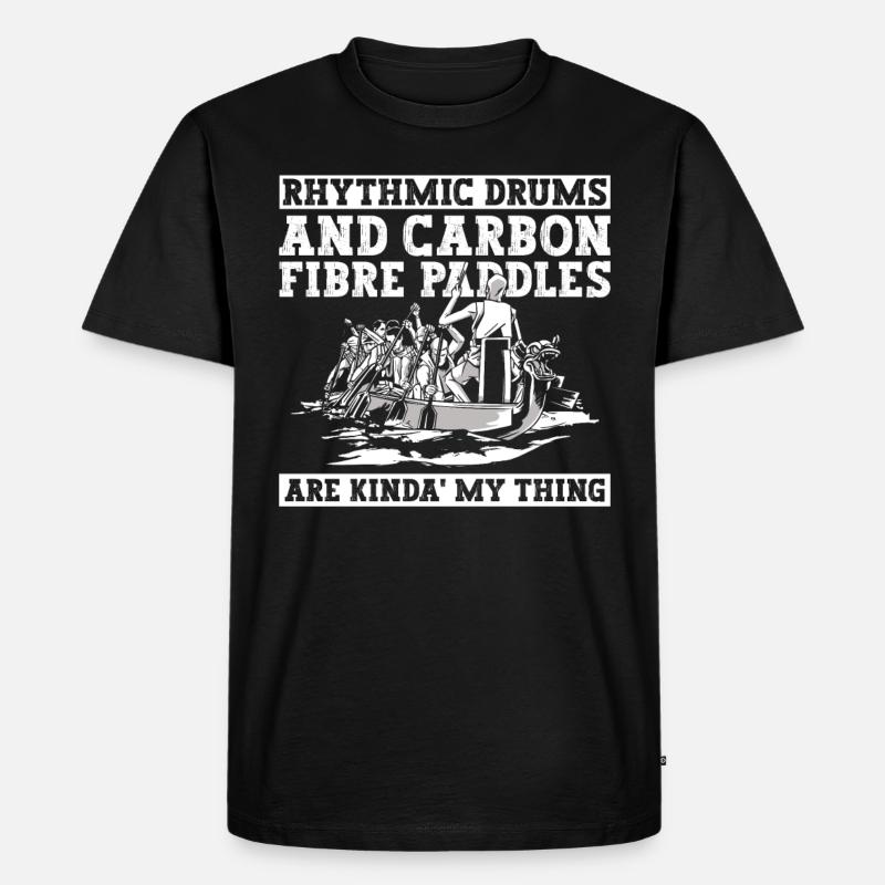 Drachenboot Und Drachenboot Paddeln - T-shirt Premium bio Homme - noir