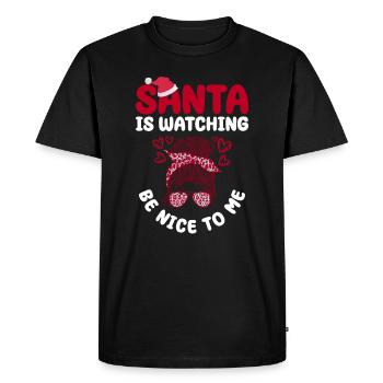 Lehrassistent Weihnachten Der Weihnachtsmann - T-shirt Premium bio Homme - noir - Devant - Nico (187cm)