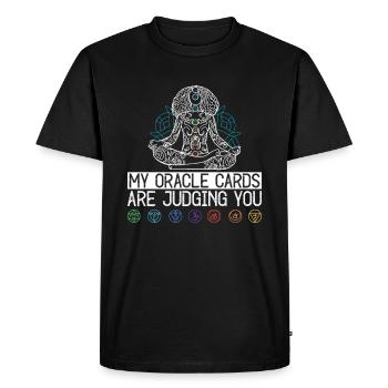 Reikimeister Reiki - T-shirt Premium bio Homme - noir - Devant - Nico (187cm)