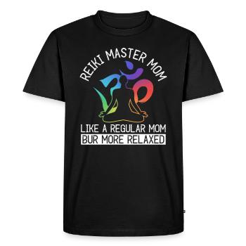 Reiki Matser Mutter Für Energie Mama - T-shirt Premium bio Homme - noir - Devant - Nico (187cm)