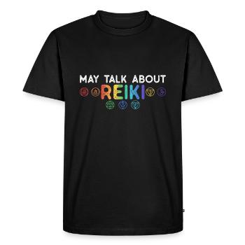 Reiki Ppraktiker Und Ganzheitliches Reiki - T-shirt Premium bio Homme - noir - Devant - Nico (187cm)