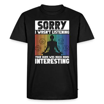 Reiki - T-shirt Premium bio Homme - noir - Devant - Nico (187cm)
