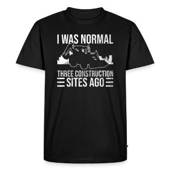 Bagger Sandbagger - T-shirt Premium bio Homme - noir - Devant - Nico (187cm)