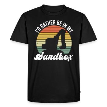 Bagger Sandbagger Baggern - T-shirt Premium bio Homme - noir - Devant - Nico (187cm)