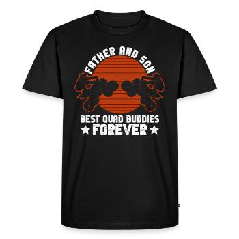Quad Vater Quadfahrer - T-shirt Premium bio Homme - noir - Devant - Nico (187cm)