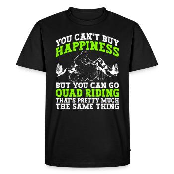 Quad Quadbike - Men's Premium Organic T-Shirt - black - Front - Nico (187cm)